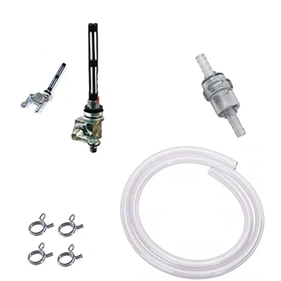 Afbeelding van UNIVERSELE ESSENCE SET: ROBINET M10x1 + FILTER DURITE HALSKETTING MOBYLET MOBIELE M10 CARBURAATREPARATIE RESERVOIR Brandstofslang