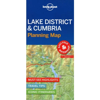 Afbeelding van Lonely Planet Lake District &amp; Cumbria Planning Map