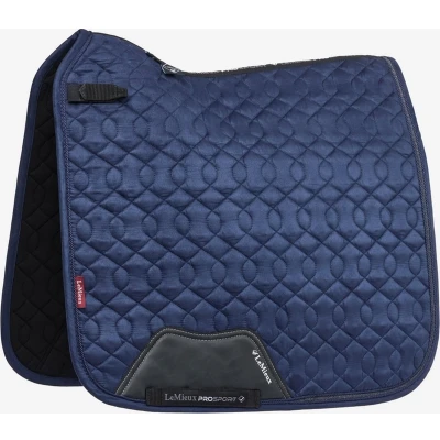 Afbeelding van LeMieux Zadeldekje Crystal Suede Dressuur Navy S/M (Pony/Cob) Agradi.be