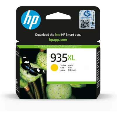 Afbeelding van HP 935XL High Yield Yellow Original Ink Cartridge inktcartridge 1 stuk(s) Origineel Hoog (XL) rendement Geel