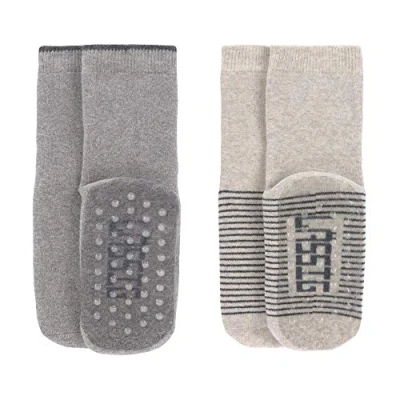 Afbeelding van Lässig Uniseks Sokken voor kinderen en baby&#039;s, antislip, uniseks, Grijs/Beige,