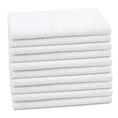 Afbeelding van ZOLLNER set van 10 gastendoekjes katoen, 40x60 cm, 450 g/sqm