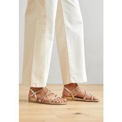 Afbeelding van Tamaris Sandalen, Dames, Maat: 36, Light gold Schoenen