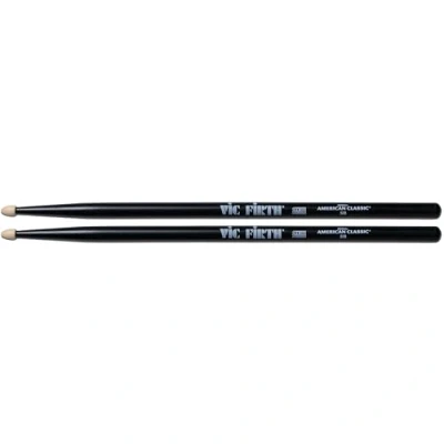 Afbeelding van Vic Firth 5BB American Classic Hickory Black 5B drumstokken
