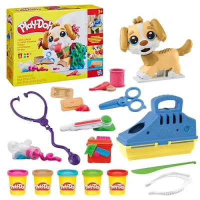 Afbeelding van Play Doh Care n Carry Dierenartsset 1 set