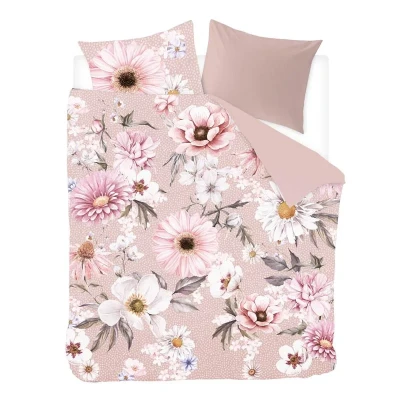 Afbeelding van Snoozing Lise Dekbedovertrek Tweepersoons 200x200/220 cm Zacht Taupe