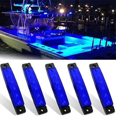 Afbeelding van BSTEle 5 stuks 12 V led navigatielampjes voor kajakken, waterdicht, bootvoertuigen, K