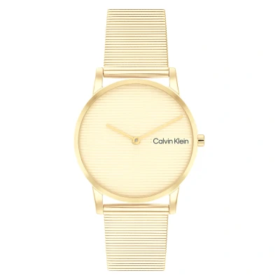 Afbeelding van Calvin Klein dames Horloge CK25100035 in de kleur Goud