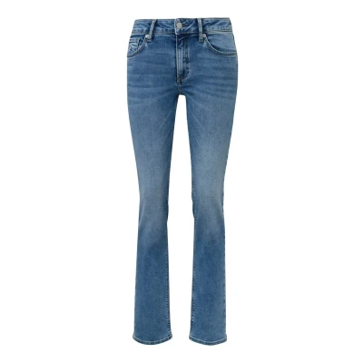 Afbeelding van QS Catie Slim fit jeans, Dames, Maat: 32x30, Blau