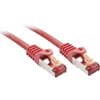 Afbeelding van LINDY 47364 RJ45 Netwerkkabel, patchkabel 2.00 m Rood 1 stuk(s)