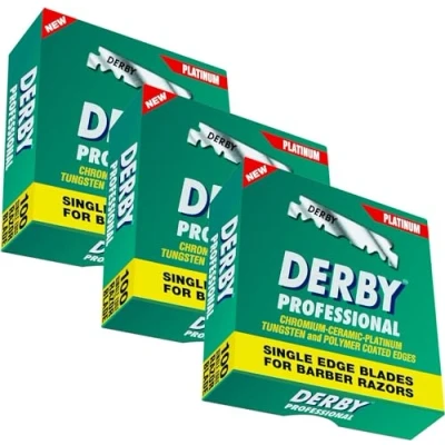 Image de Derby Lot de 300 lames rasage professionnelles