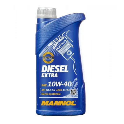 Afbeelding van Mannol Diesel Extra 10W 40 1L Motorolie MN7504 1 VOLKSWAGEN: Golf 7, 5, Polo IV Hatchback, MERCEDES BENZ: E Class Saloon, C A