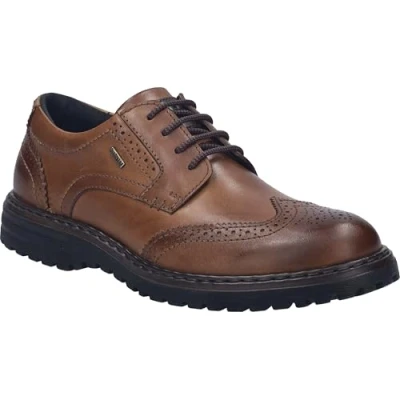 Afbeelding van Josef Seibel Erroll Veterschoenen, Heren, Maat: 39, Cognac Leer