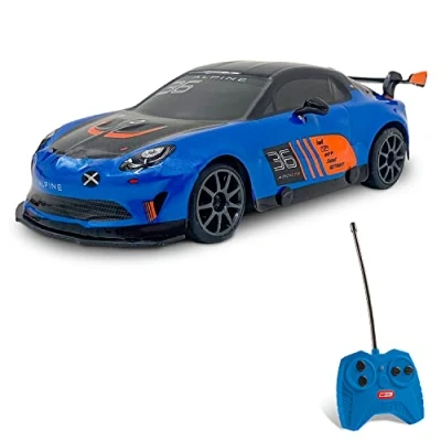 Afbeelding van Mondo Motors, RENAULT ALPINE GT4, model op schaal 1: 24, tot 8 km/u snelheid, kinderspeelgoedauto 63606