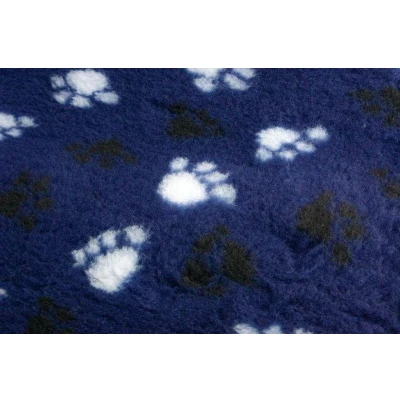 Afbeelding van Vetbed met antislip 28 mm blauw/poot 107x70 cm