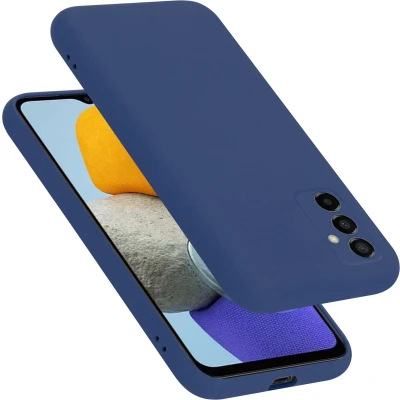 Afbeelding van Cadorabo Hoesje geschikt voor Samsung Galaxy M23 5G in LIQUID BLAUW Beschermhoes gemaakt van flexibel TPU silicone Case Cover