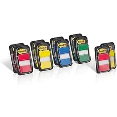 Afbeelding van Post It 680 P10+2 zijmarkers, verschillende pagina&#039;s, 12 stuks