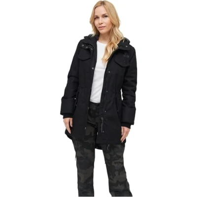 Afbeelding van Brandit Marsh LAKE Parka, Dames, Maat: 3XL, Black