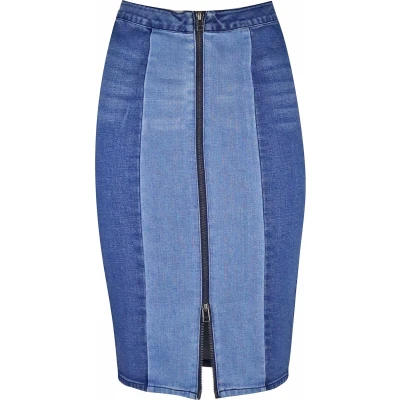 Afbeelding van By Malene Birger denim rok Atep maat 34