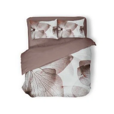 Afbeelding van Eleganzzz Dekbedovertrek Blossom Dreams Taupe 200x200/220cm Micropercal Tweepersoons Dekbedovertrekken