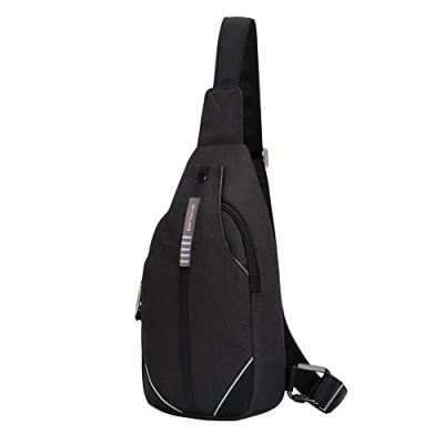 Afbeelding van WATERFLY Anti diefstal sling bag voor dames en heren borstzak hippie crossbody multifunctionele dagrugzak, 30*18*5cm