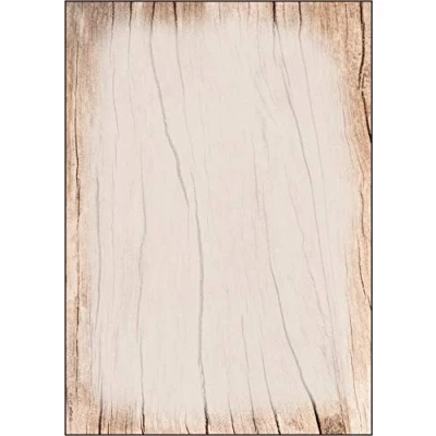 Afbeelding van SIGEL DP128 briefpapier, 21 x 29,7 cm, 90g/m², houtmotief, beige, 50 vellen