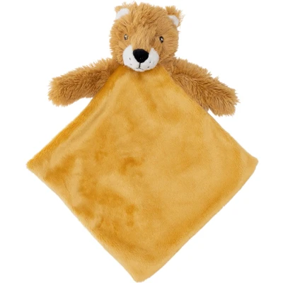 Afbeelding van Happy Horse Leeuw Louah Knuffeldoek 28 cm Bruin Baby cadeau