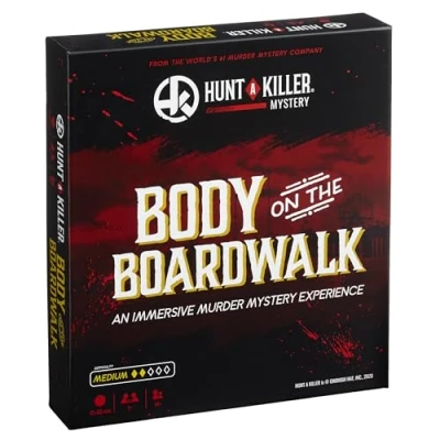 Afbeelding van Hunt A Killer Body On The Boardwalk, of met familie en vrienden als detectives voor de speelnacht, vanaf 14 jaar