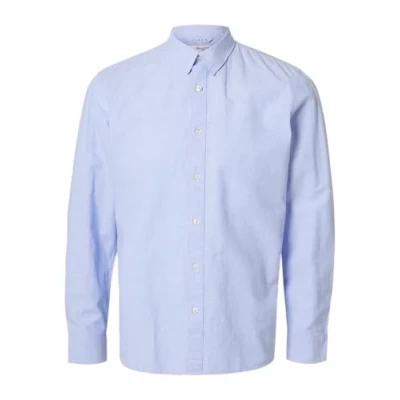 Afbeelding van Selected Homme NEW LS NOOS Overhemd Cashmere blue, Heren, Maat: Large, blue