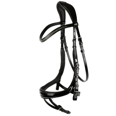 Image de Schockemöhle Bride Premium sports Equitus Beta Noir/Patent/Argent Full