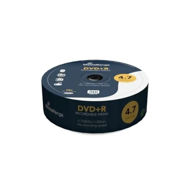 Afbeelding van DVD+R MediaRange 4.7GB 25pcs Spindel 16x dvd 4260057125057