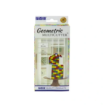 Afbeelding van PME GMC172 Geometric MultiCutter brock, Medium uitsteekvorm, geometrisch ABS kunststof, middelgroot, wit