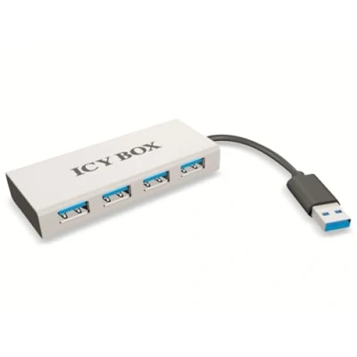 Afbeelding van ICY BOX USB 3.2 Gen 1 hub 4 poorten Wit