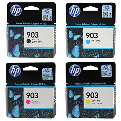 Afbeelding van HP 903 Originele inktpatronen voor Officejet Pro, zwart/cyaan/magenta/geel