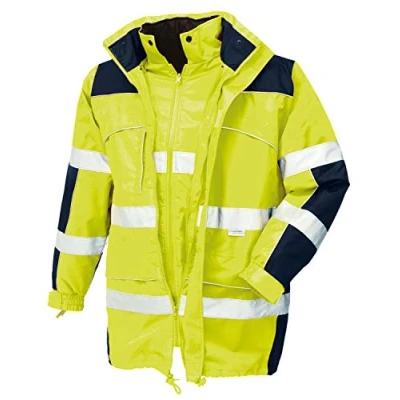 Image de Toronto Parka haute visibilité imperméable et coupe vent Veste de travail Jaune XL