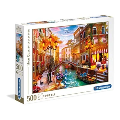 Image de Puzzle Clementoni Coucher de soleil à Venise, 500 pièces