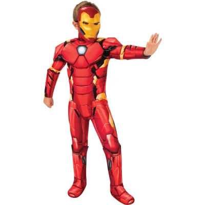 Afbeelding van Verkleedpakje Iron Man Deluxe US design voor kind Maat 134 140