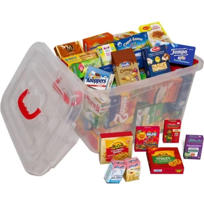 Afbeelding van Boodschappenbox met 50 mini doosjes