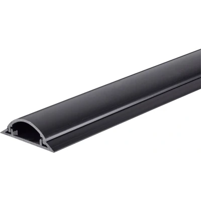 Afbeelding van TRU COMPONENTS Kabelbrug 1571661 PVC Zwart Aantal kanalen: 1 1000 mm Inhoud: m