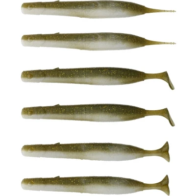 Afbeelding van Savage Gear Gravity Stick Mini Kit Shad 12cm Khaki (6+6 stuks)