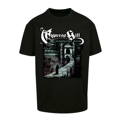 Afbeelding van Mister Tee Cypress Hill Temples of Boom T shirt surdimensionné pour homme, Noir, L grande taille tall