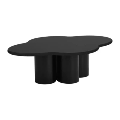 Afbeelding van Vente unique Salontafel van mdf Zwart YAVINA L 110 cm x H 34 D 80