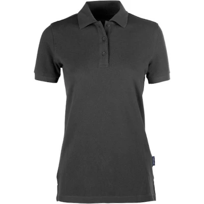 Afbeelding van Women&#039;s Heavy Polo met korte mouwen Dark Grey XS