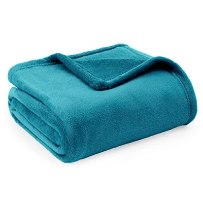 Afbeelding van Bedsure Deken Groen 130x150cm Fleece Warm Zacht Bed Sofa Plaid Plaids Extra Dik