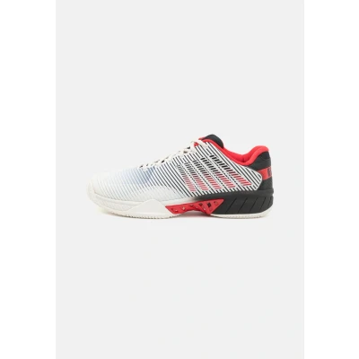 Afbeelding van Hypercourt Express 2 HB 06614 Tennisschoenen Heren Bright White Stretch Limo High Risk Red100 7 Wit