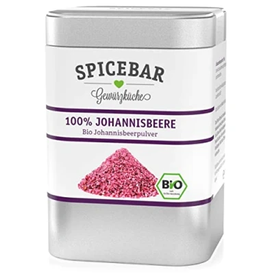 Afbeelding van Frambozenpoeder, bevroren fruitpoeder, 100% kassis/bessen bio (1 x 60 g)
