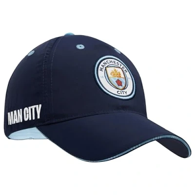 Afbeelding van Manchester City F.C. Honkbalpet voor jongens en jongeren, hoed met verstelbare riem, Marine.
