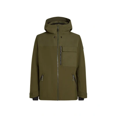 Afbeelding van O&#039;Neill Utility Hybrid Snowboardjas, Heren, Maat: Small, Forest night