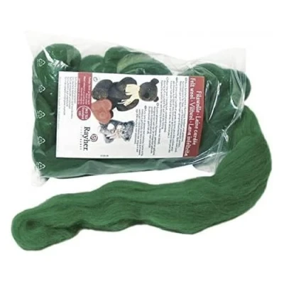 Afbeelding van Rayher 5360001 zuivere scheerwol, vilt, kam, 50 g zak, zwart, sprookjeswol