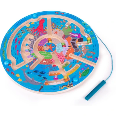 Afbeelding van Bigjigs Magnetische Doolhof Spel Onderwaterwereld